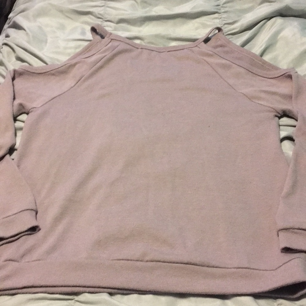 Cold Shoulder Soft Sweater - Picture 3 of 3